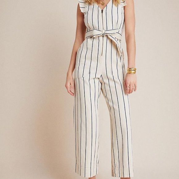 Anthropologie Pants - NEW ANTHROPOLOGIE Striped Jumpsuit